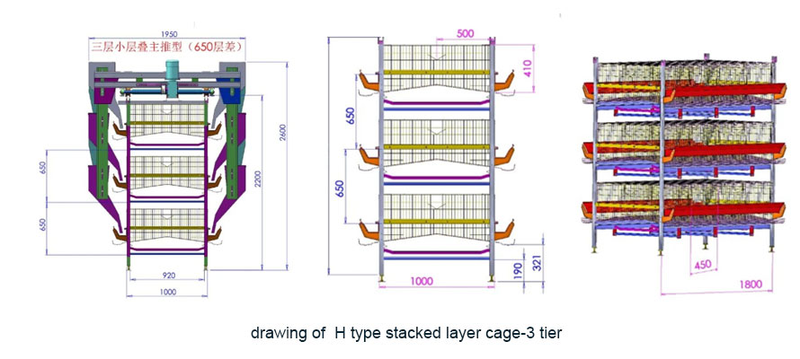 Layer Hen Cage Systems of A & H Type | Durable, Automated Designs